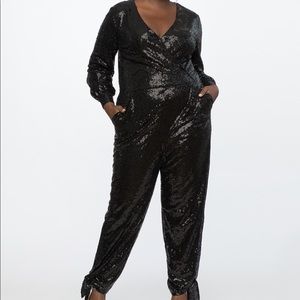 NEW Black Sequin Jumpsuit!